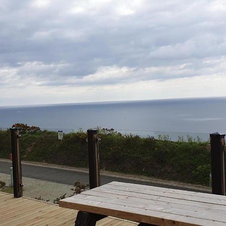 Sunset Sea View Chalet With Hot Tub Torpoint Luaran gambar