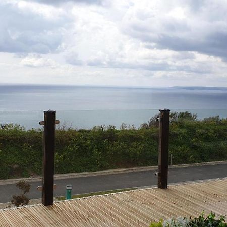 Sunset Sea View Chalet With Hot Tub Torpoint Luaran gambar